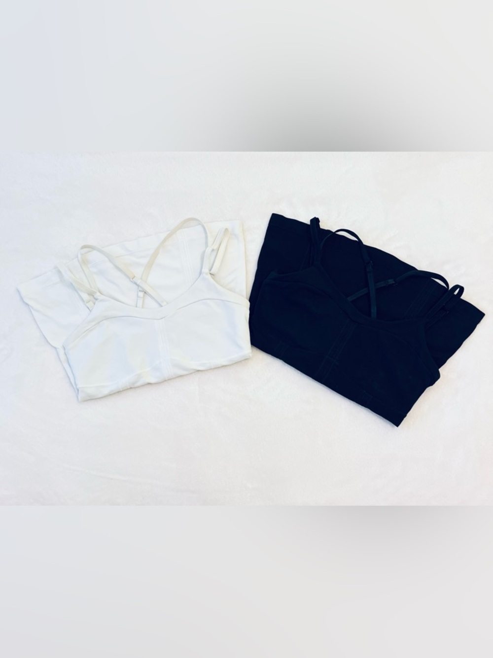 Lululemon Athletic Racerback Tank Top Women’s Small Black & White